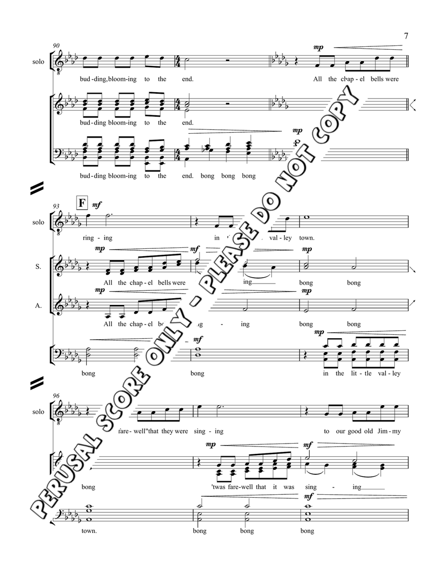 The Jimmy Brown Song The Jimmy Brown Song 4-Part scores gallery preview page 8