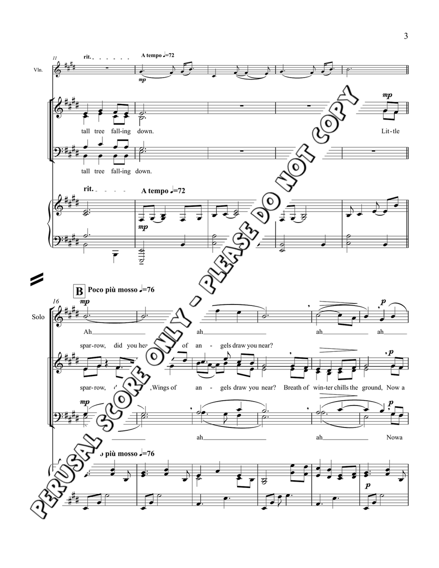Sparrow Sparrow 4-Part scores gallery preview page 3