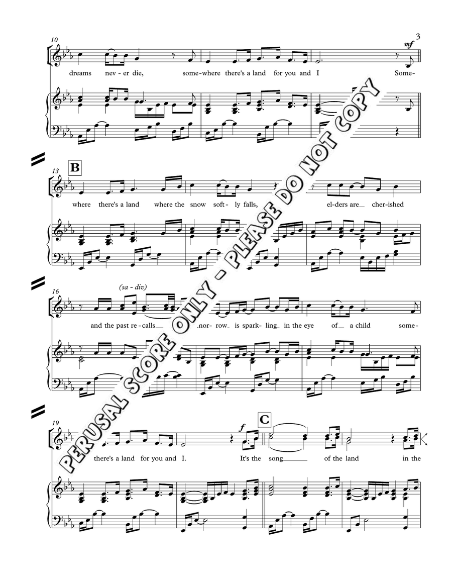 Song Of The Land Song Of The Land SSA scores gallery preview page 3