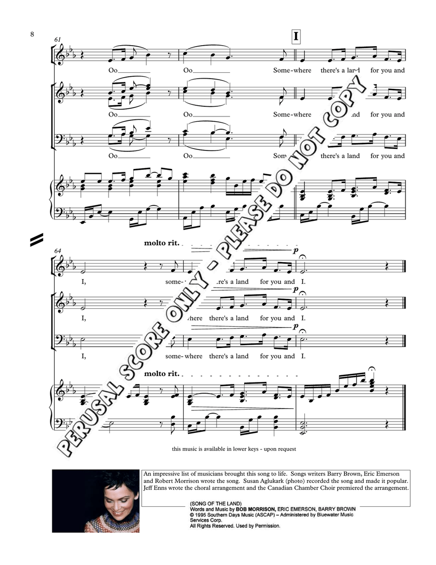 Song Of The Land Song Of The Land SSA scores gallery preview page 8