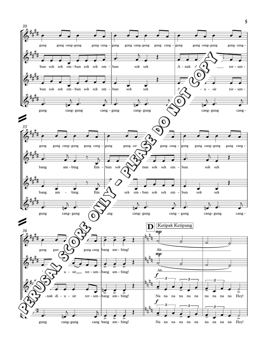 Rasa Nusantra Rasa Nusantra SSA scores gallery preview page 5