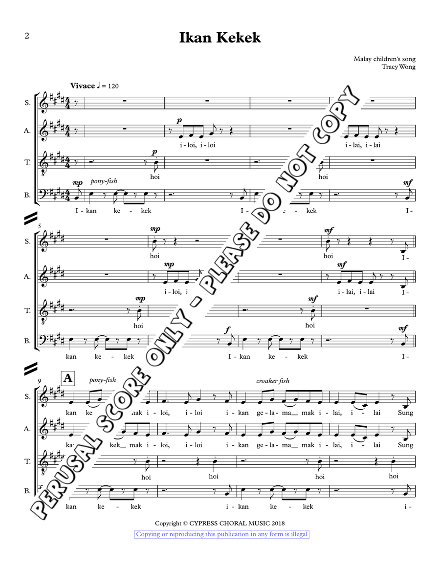 Ikan Kekek Ikan Kekek 4-Part scores gallery preview page 2
