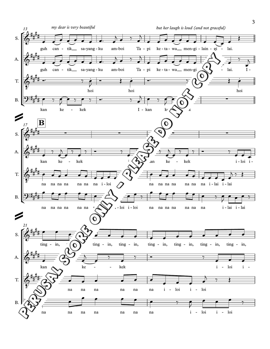Ikan Kekek Ikan Kekek 4-Part scores gallery preview page 3