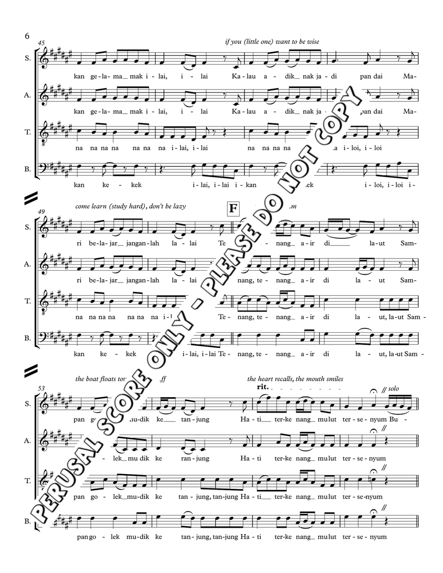 Ikan Kekek Ikan Kekek 4-Part scores gallery preview page 6