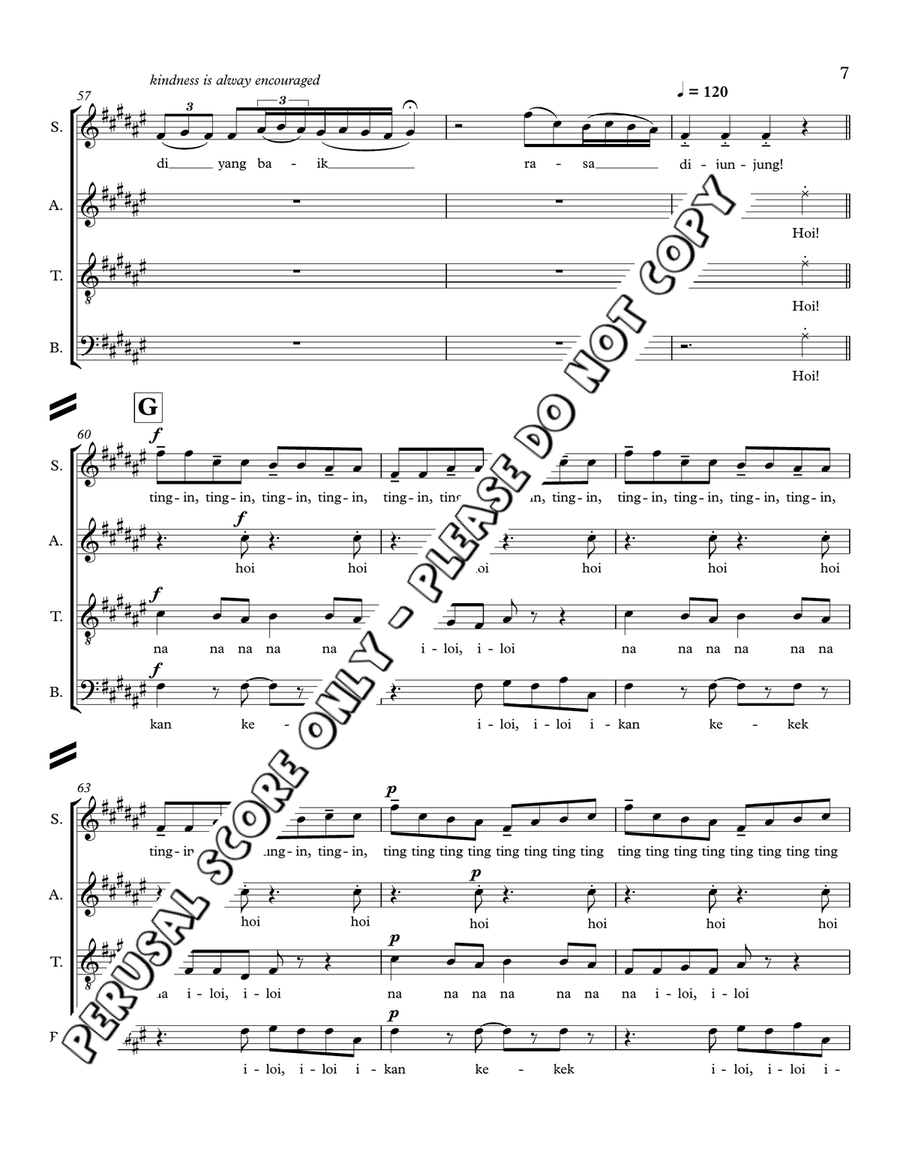 Ikan Kekek Ikan Kekek 4-Part scores gallery preview page 7