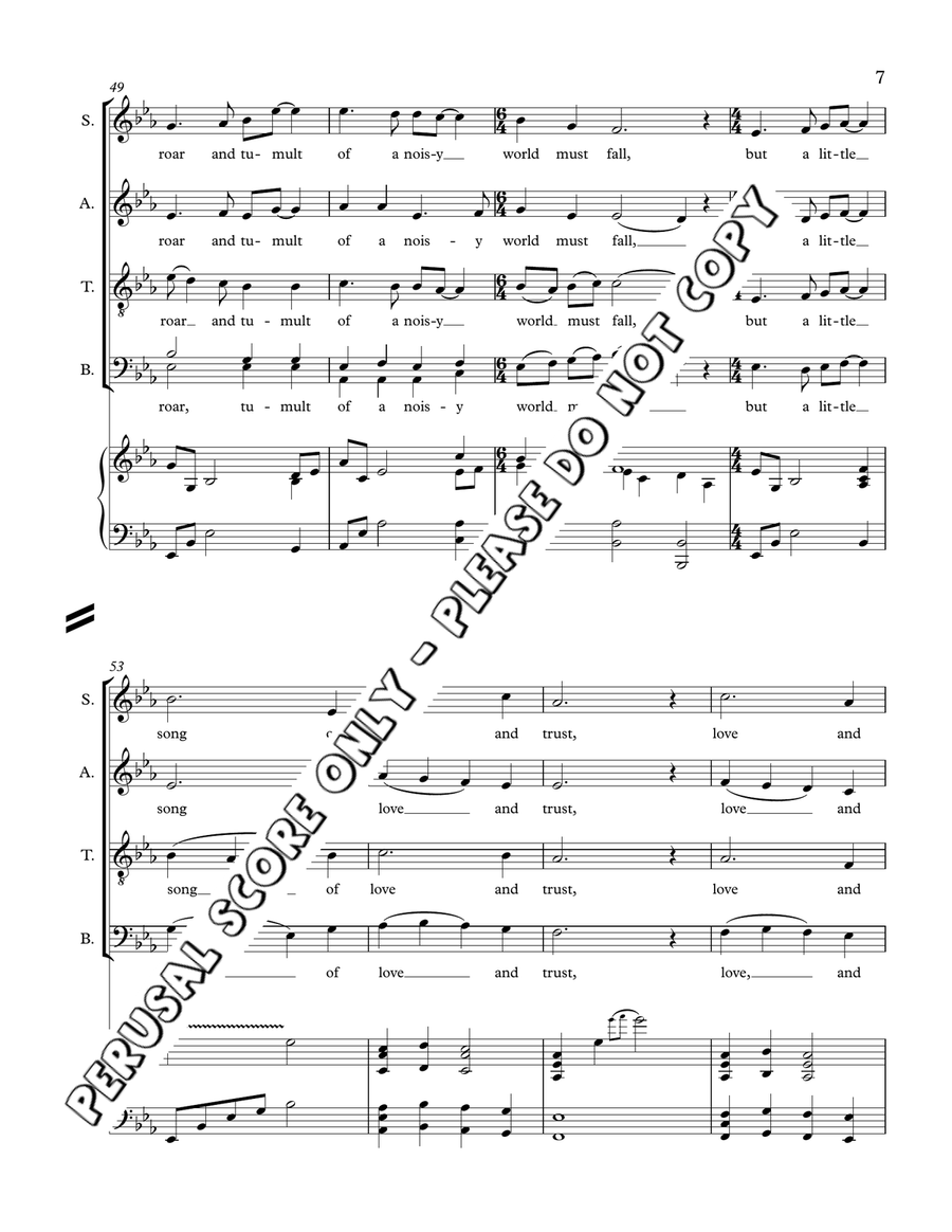 At Niagara Falls At Niagara Falls 4-Part scores gallery preview page 7