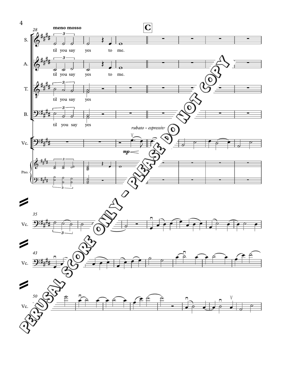 I Will Wait I Will Wait 4-Part scores gallery preview page 4