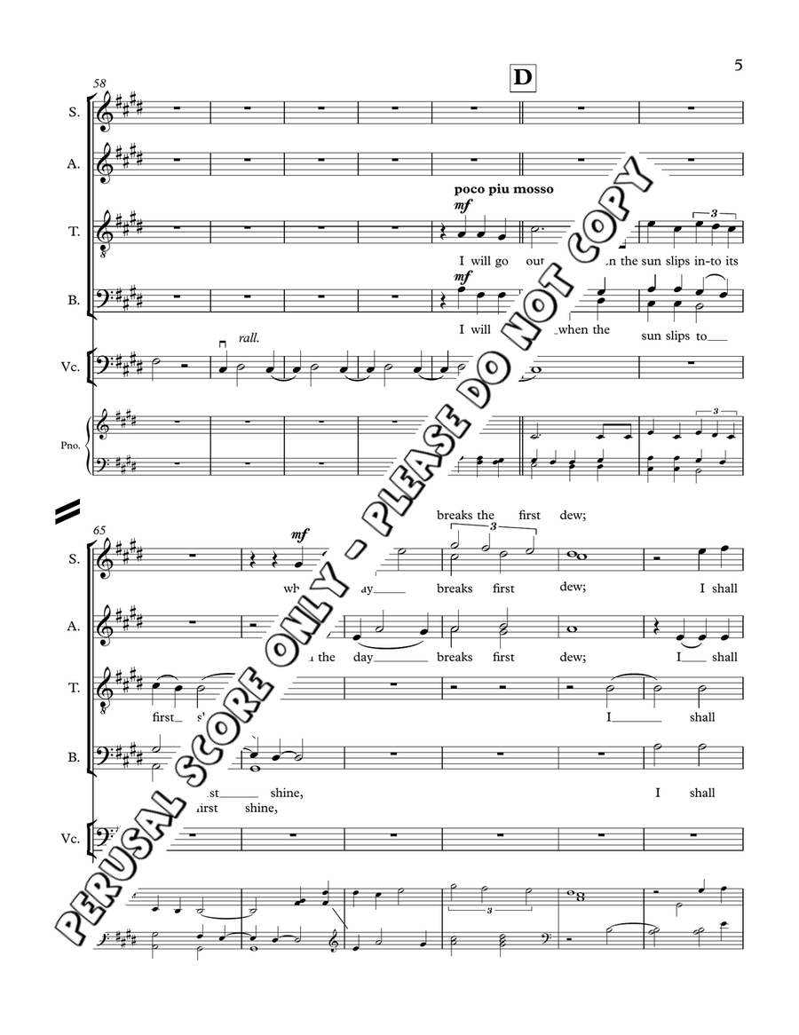 I Will Wait I Will Wait 4-Part scores gallery preview page 5