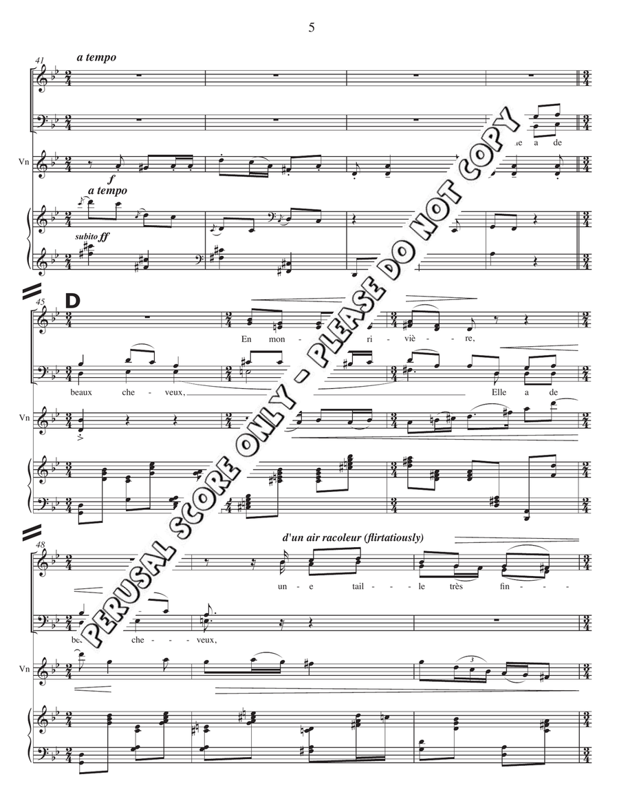 C'est Dans Le Mois De Mai 4-Part scores gallery preview page 5