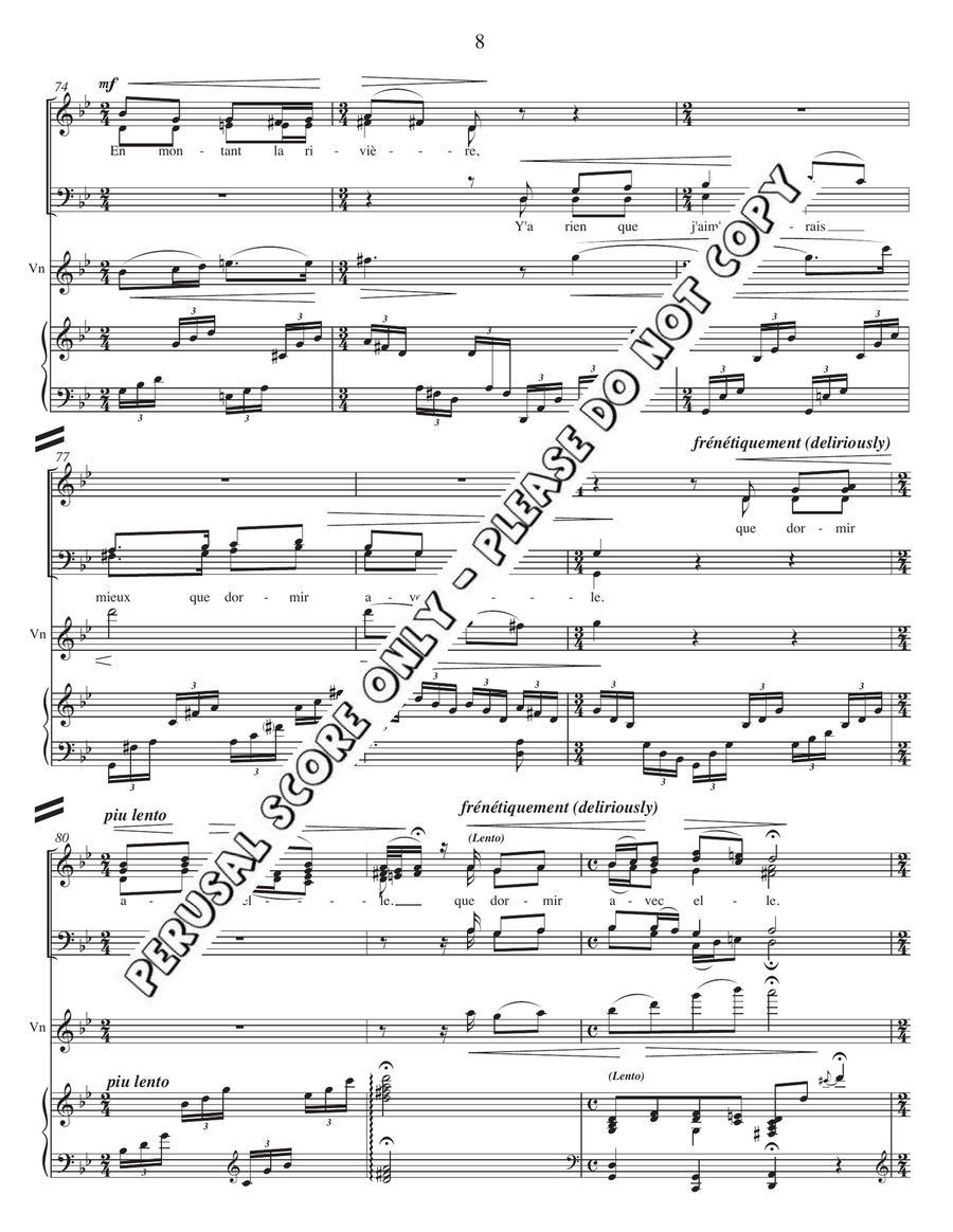 C'est Dans Le Mois De Mai 4-Part scores gallery preview page 8