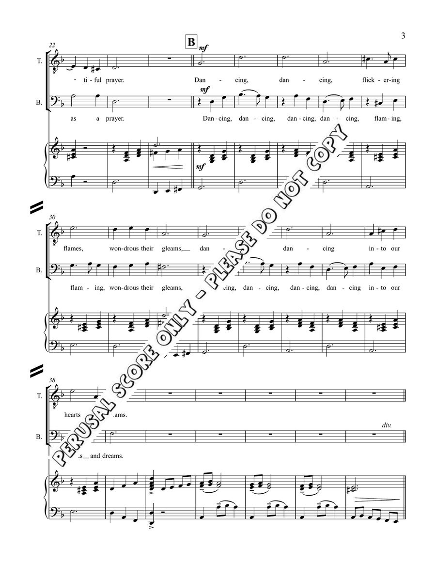 Candles Are Dancing Candles Are Dancing 3-Part scores gallery preview page 3