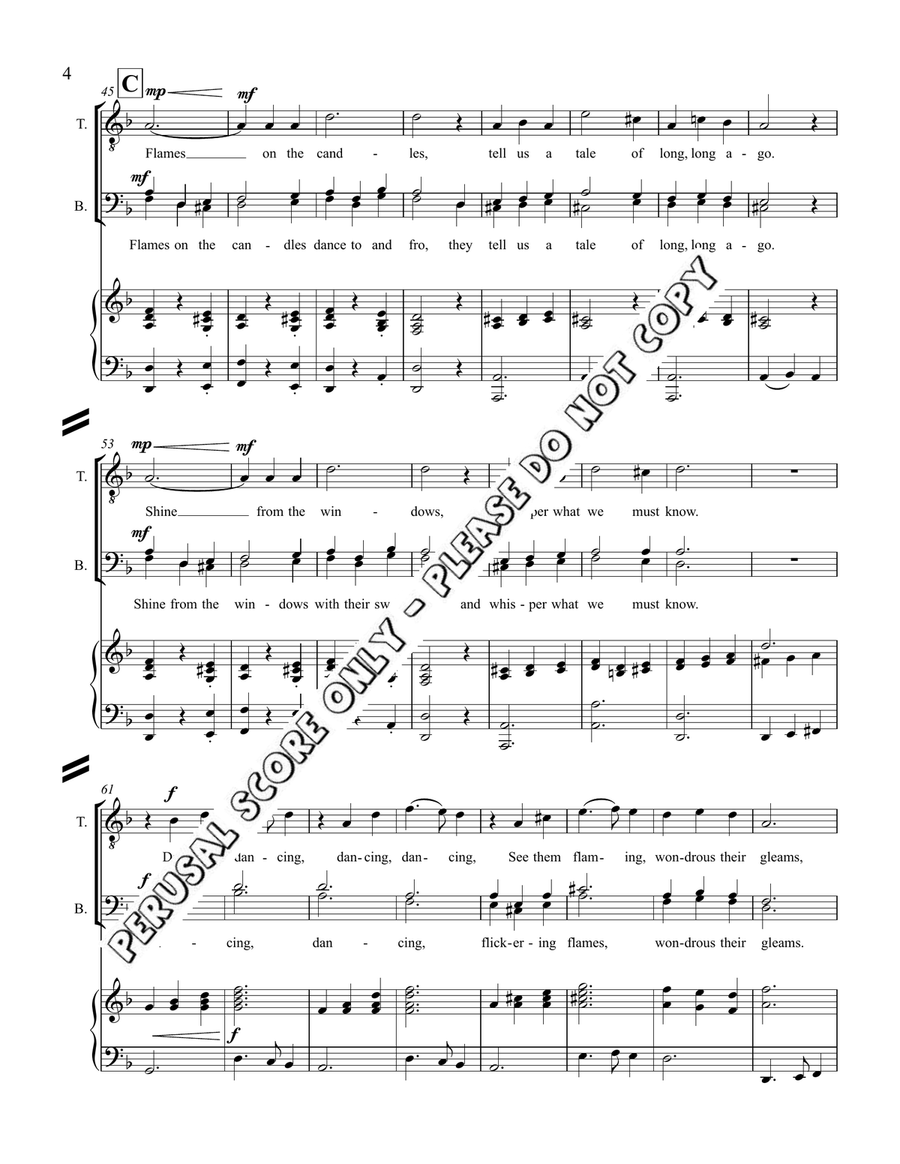 Candles Are Dancing Candles Are Dancing 3-Part scores gallery preview page 4