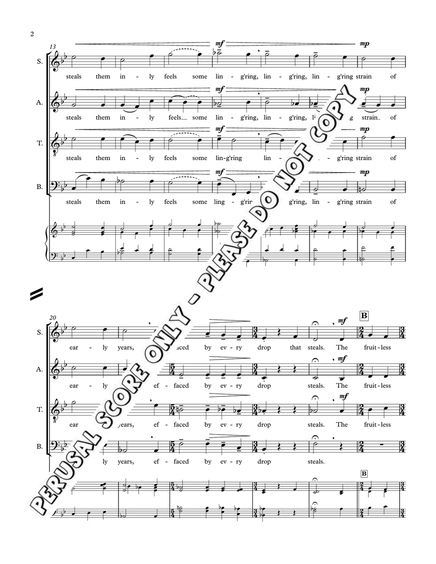 Go Let Me Weep Go Let Me Weep 4-Part scores gallery preview page 3