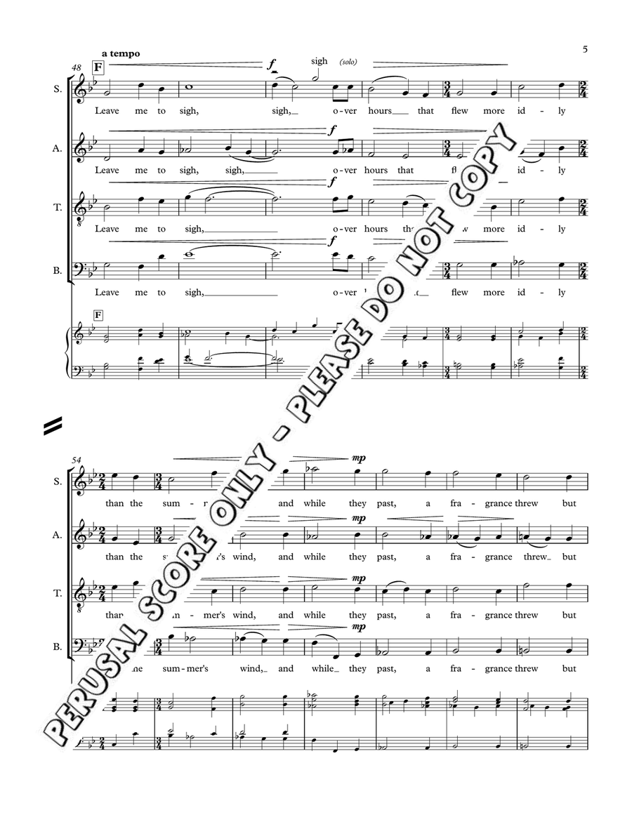 Go Let Me Weep Go Let Me Weep 4-Part scores gallery preview page 6