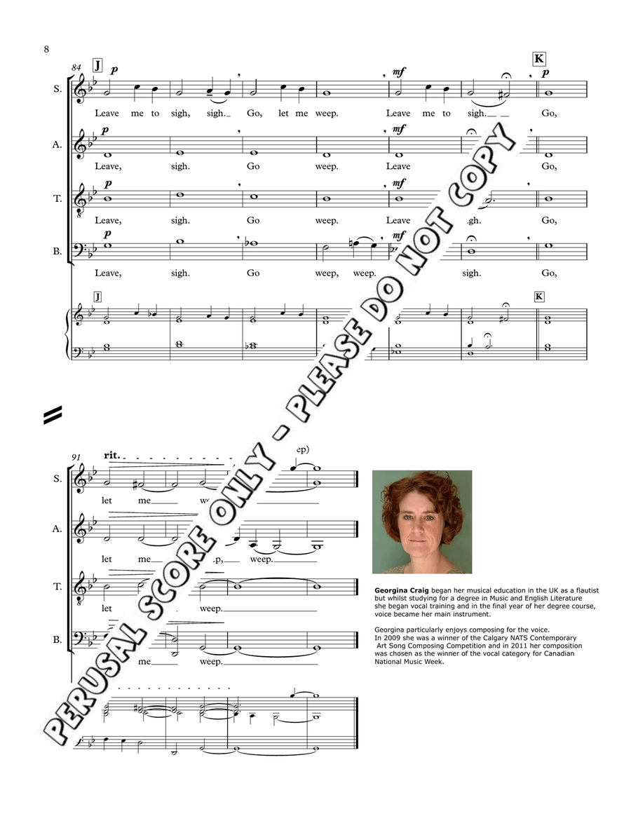 Go Let Me Weep Go Let Me Weep 4-Part scores gallery preview page 9