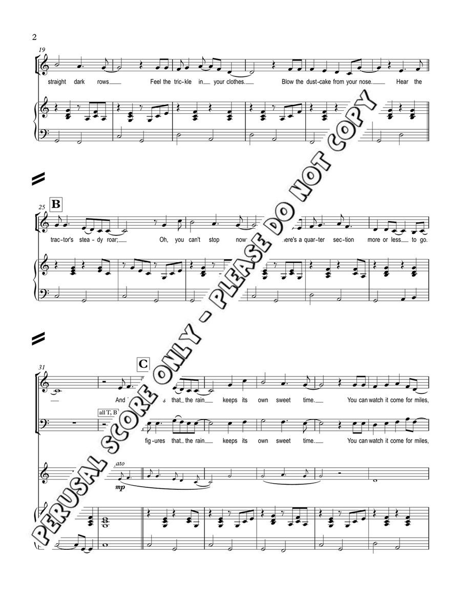 The Field Behind The Plow 4-Part scores gallery preview page 3
