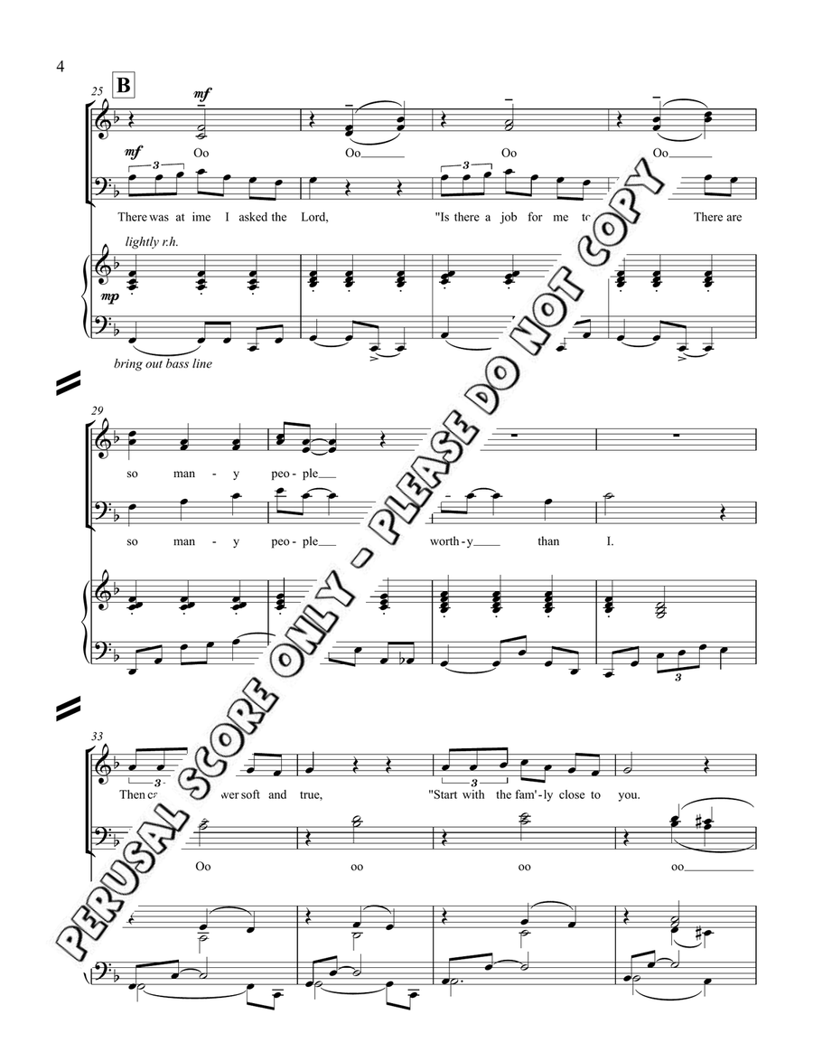 As For Me And My House As For Me And My House 4-Part scores gallery preview page 4