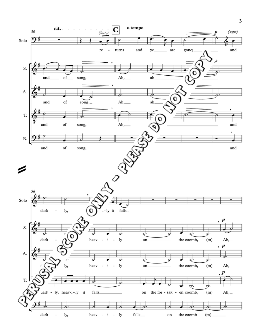 Come Home - Rupert Lang Come Home - Rupert Lang 4-Part scores gallery preview page 4