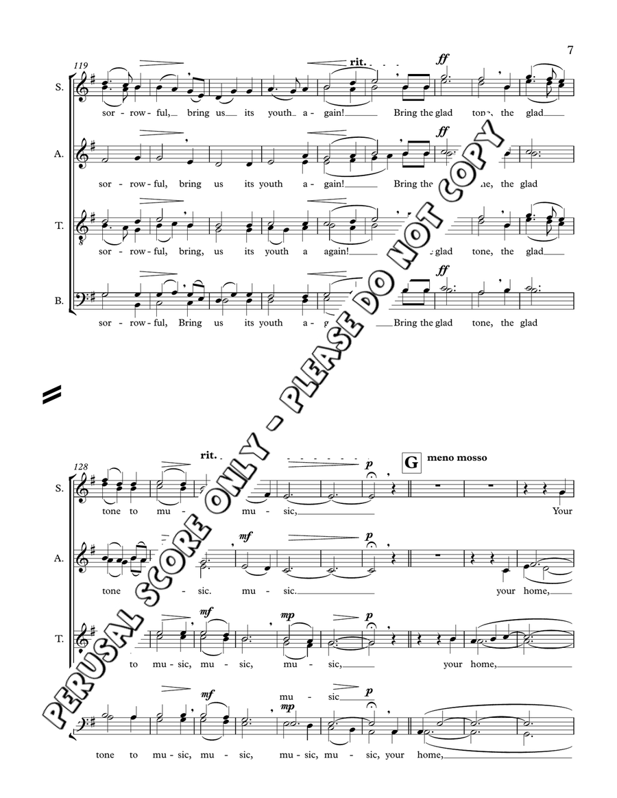 Come Home - Rupert Lang Come Home - Rupert Lang 4-Part scores gallery preview page 8