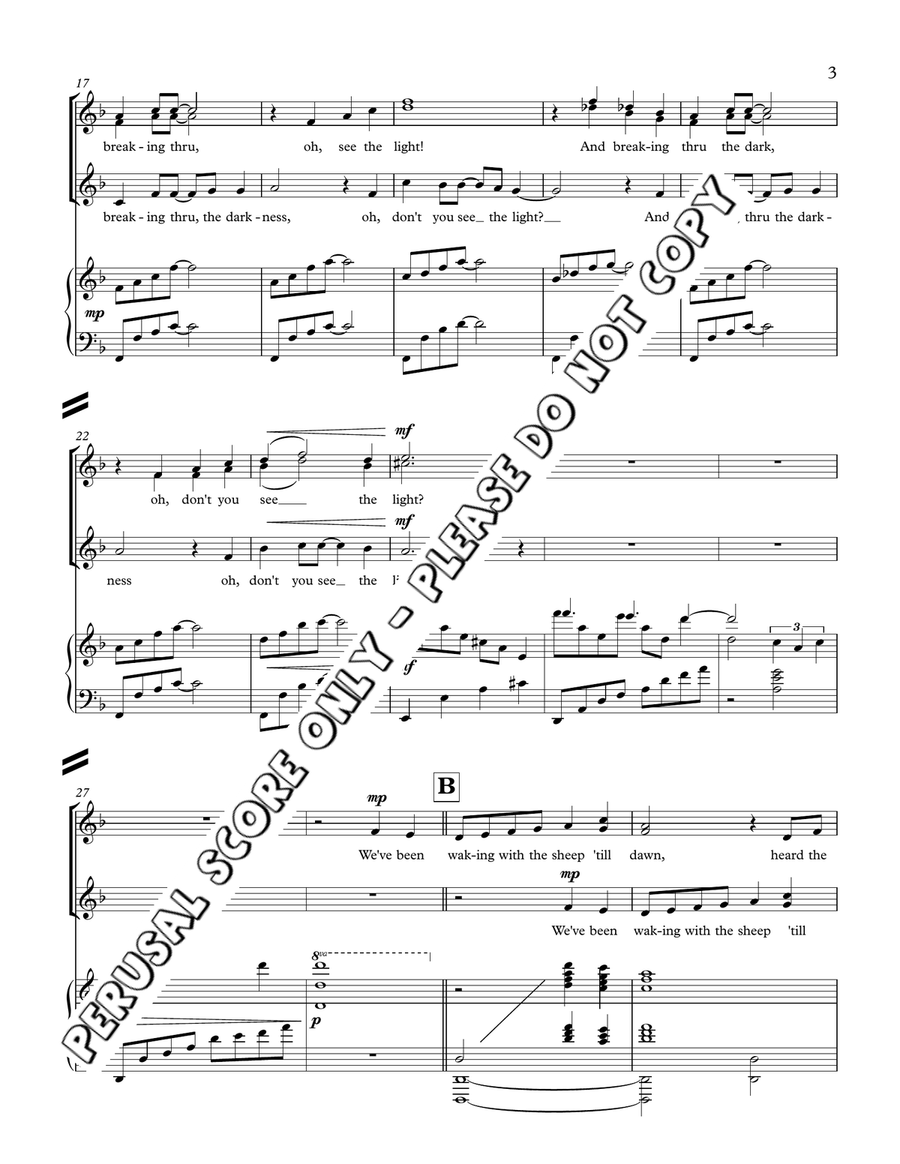 Don't You Hear The Song Don't You Hear The Song Women's Choir scores gallery preview page 3