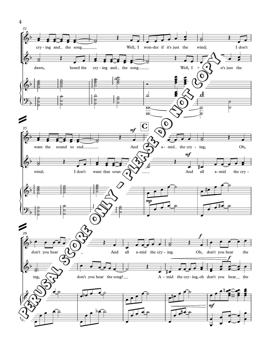 Don't You Hear The Song Don't You Hear The Song Women's Choir scores gallery preview page 4