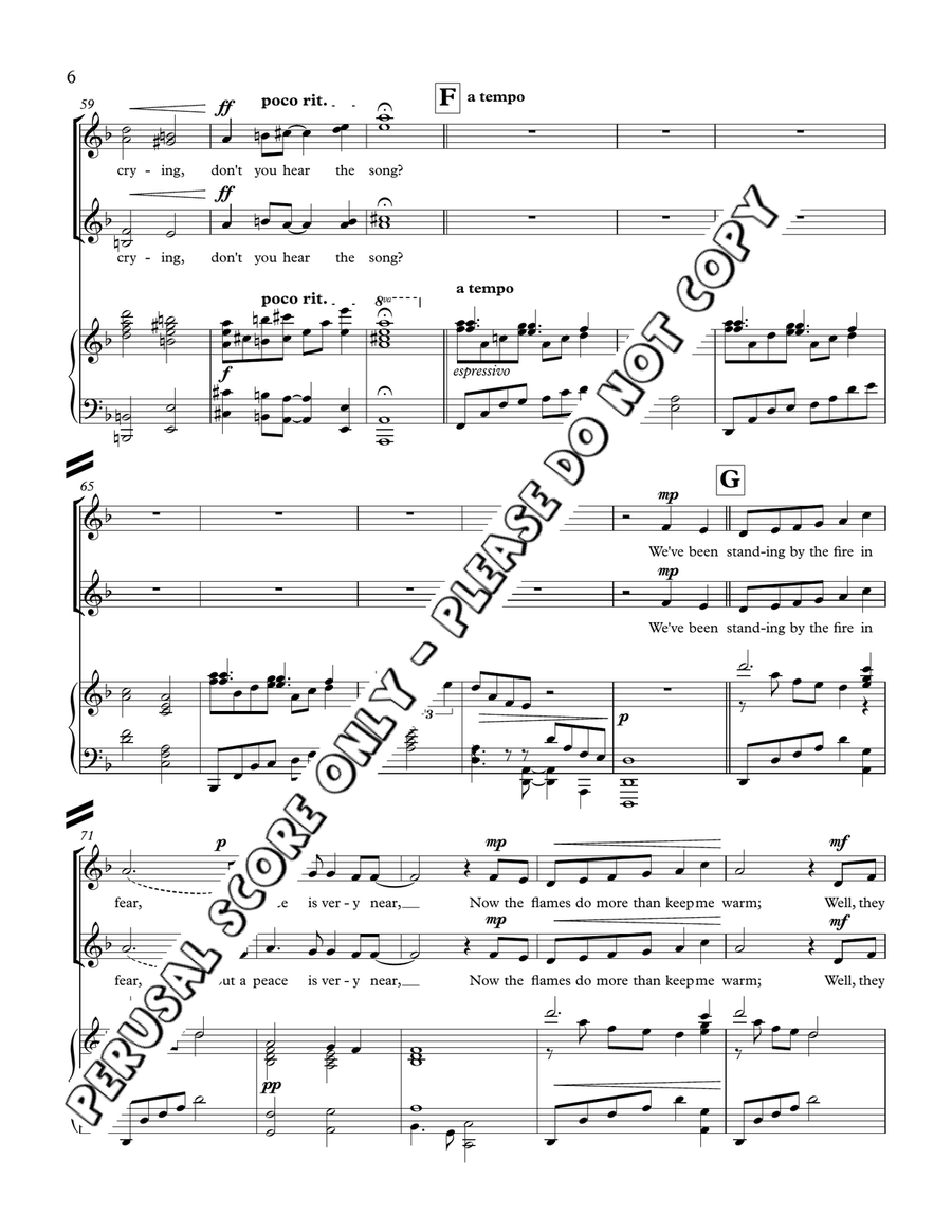 Don't You Hear The Song Don't You Hear The Song Women's Choir scores gallery preview page 6