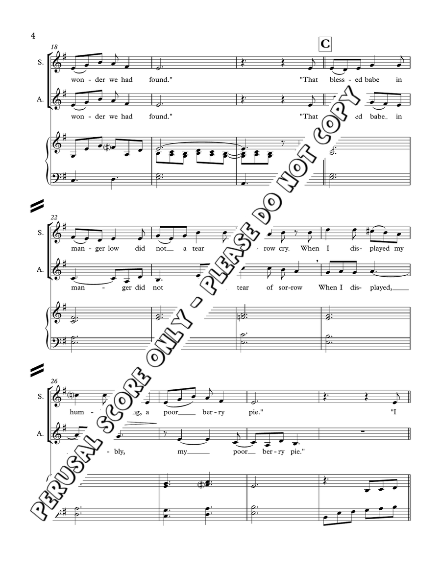Offering At The Manger Offering At The Manger 4-Part scores gallery preview page 4