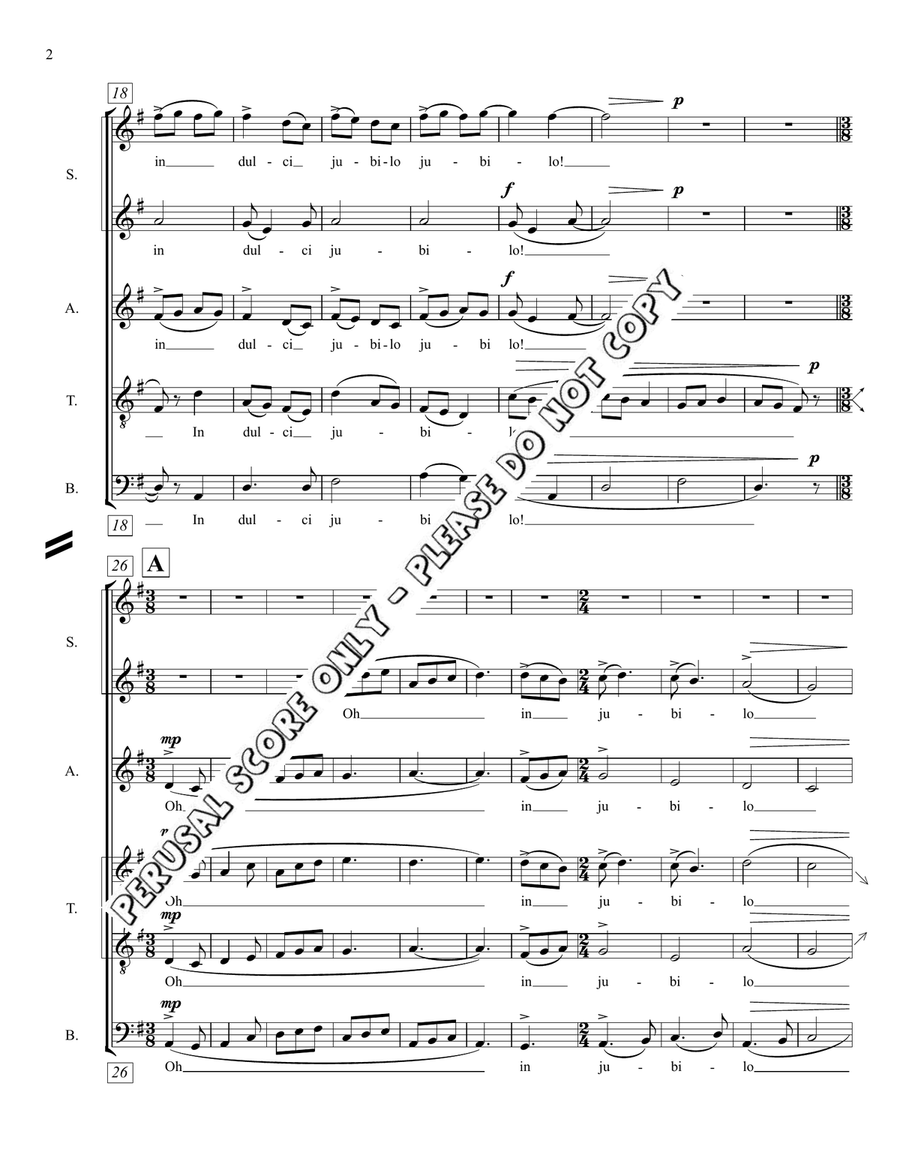 Io, Io Io, Io SSAATTBB scores gallery preview page 3