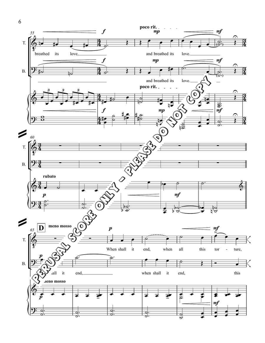 In The Wide World In The Wide World 3-Part scores gallery preview page 6
