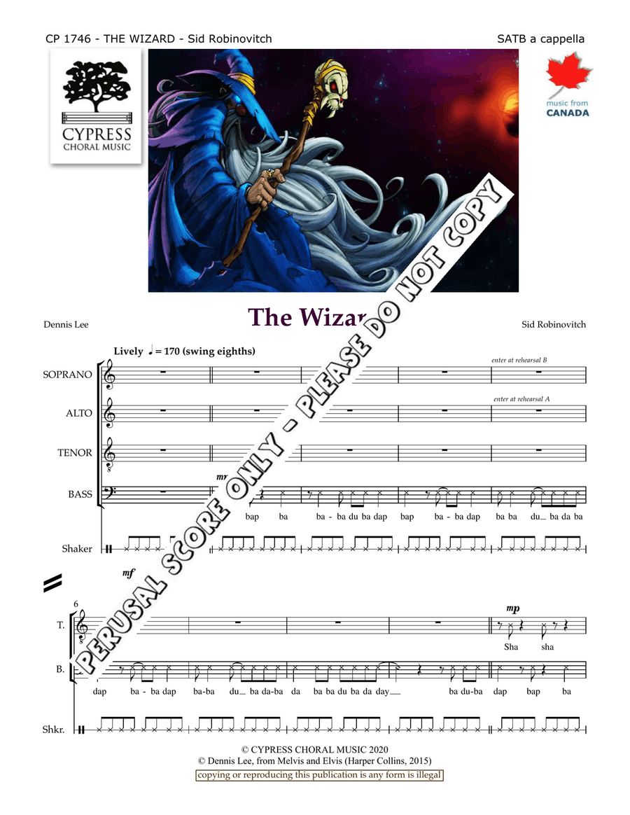 The Wizard The Wizard 4-Part scores gallery preview page 2
