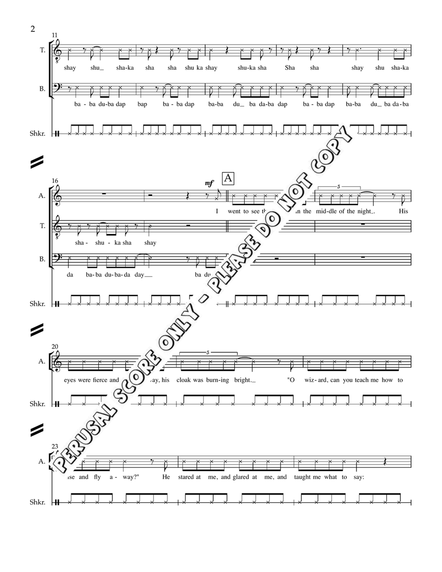 The Wizard The Wizard 4-Part scores gallery preview page 3
