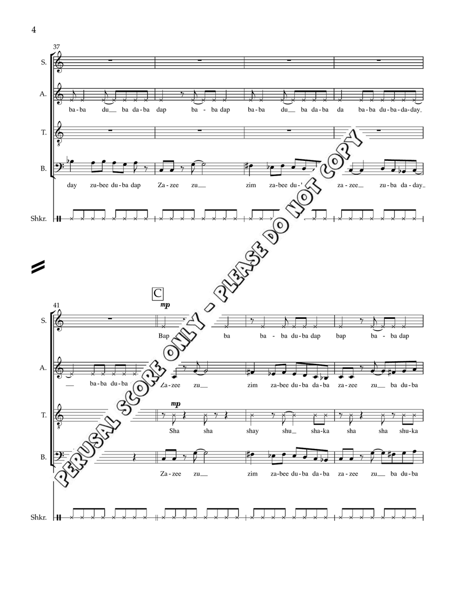 The Wizard The Wizard 4-Part scores gallery preview page 5
