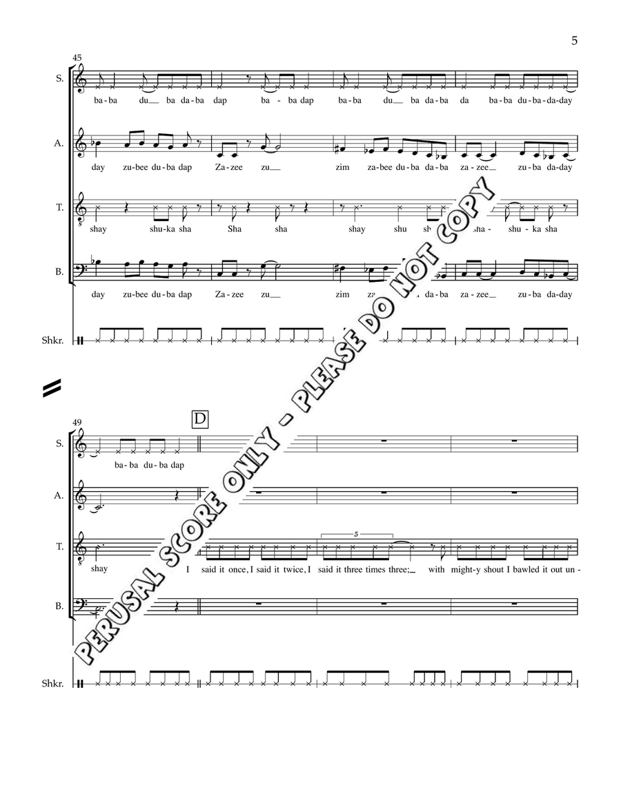 The Wizard The Wizard 4-Part scores gallery preview page 6