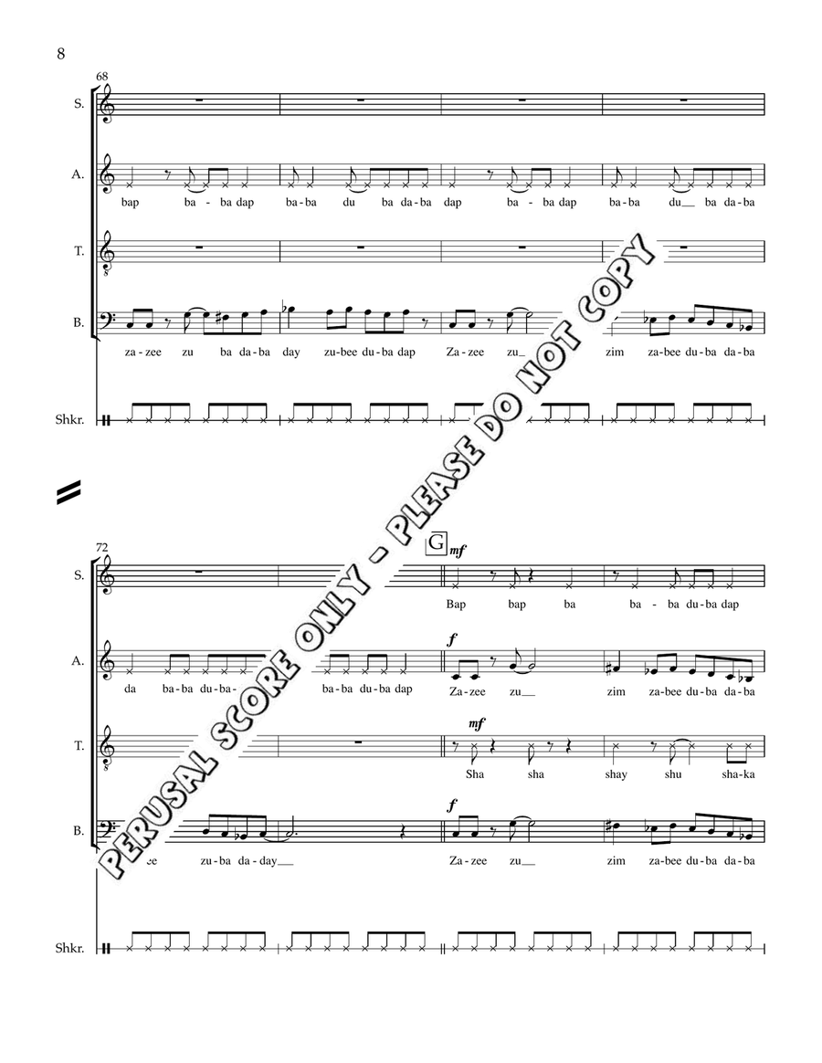 The Wizard The Wizard 4-Part scores gallery preview page 9