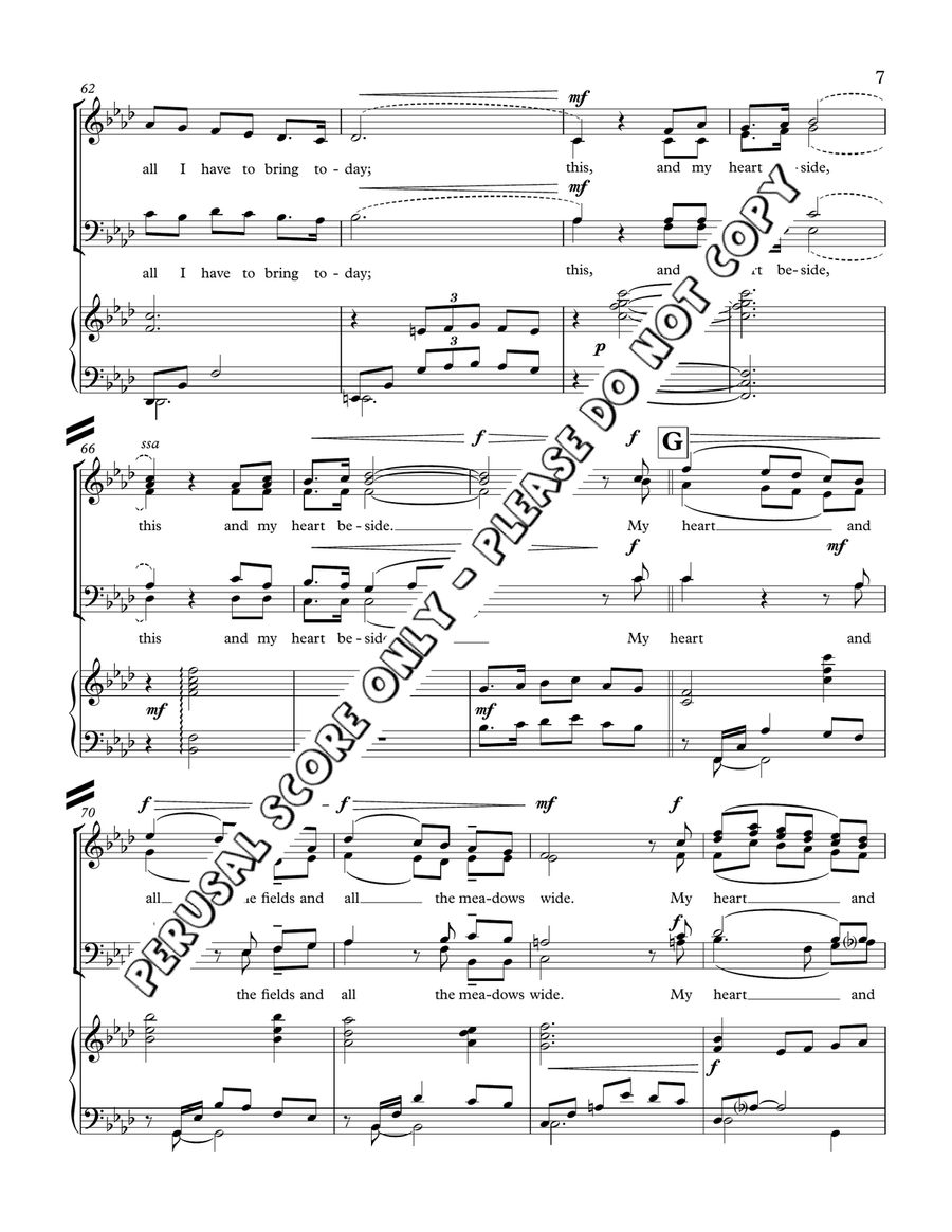 All I Have To Bring Today 4-Part scores gallery preview page 7