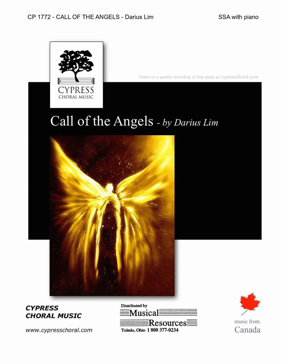 Call Of The Angels Call Of The Angels SSA scores gallery preview page 1