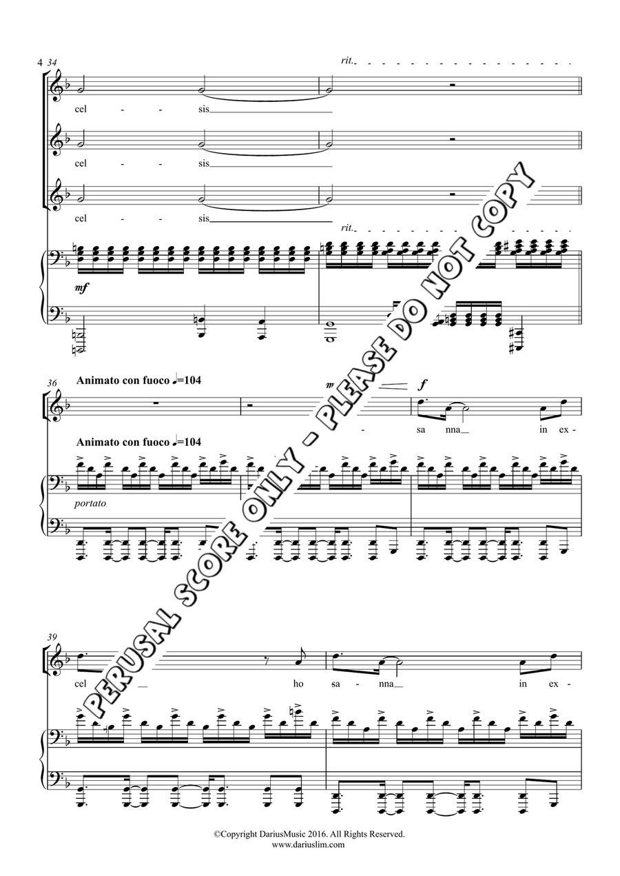 Call Of The Angels Call Of The Angels SSA scores gallery preview page 5