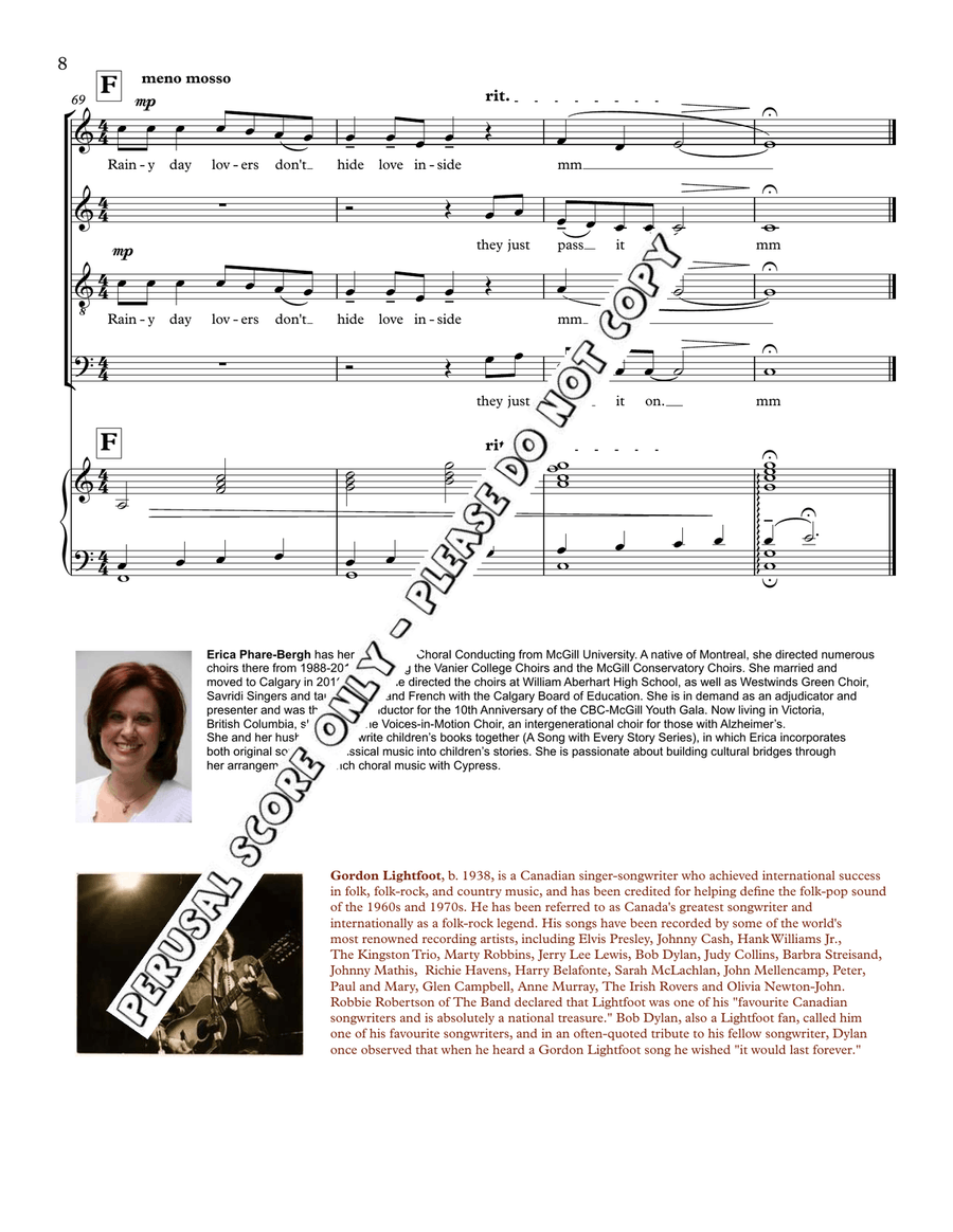 Rainy Day People Rainy Day People 4-Part scores gallery preview page 8