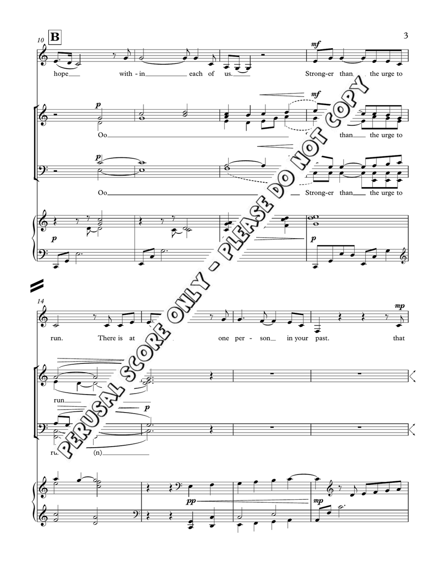 There Is A Light There Is A Light 4-Part scores gallery preview page 3