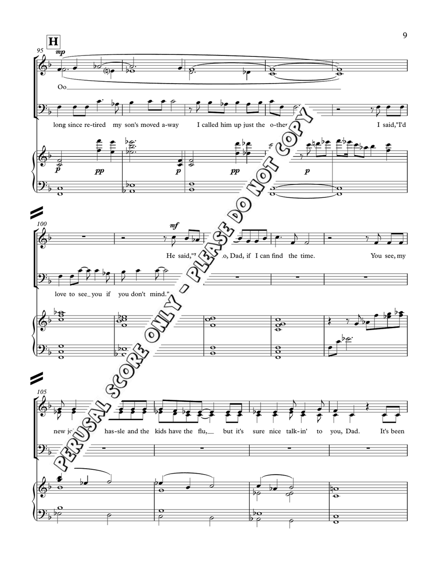 Cat's In The Cradle Cat's In The Cradle 4-Part scores gallery preview page 9