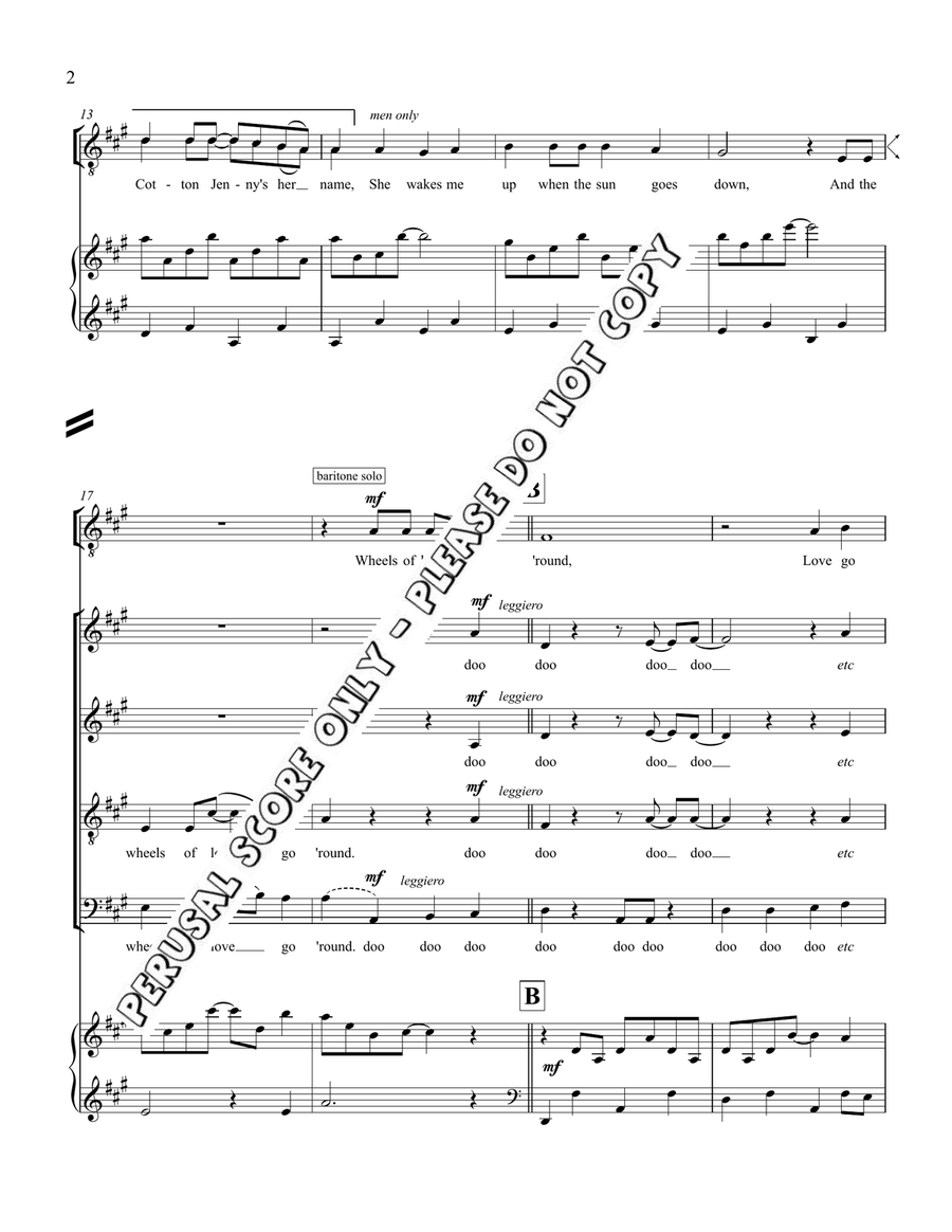 Cotton Jenny Cotton Jenny 4-Part scores gallery preview page 3