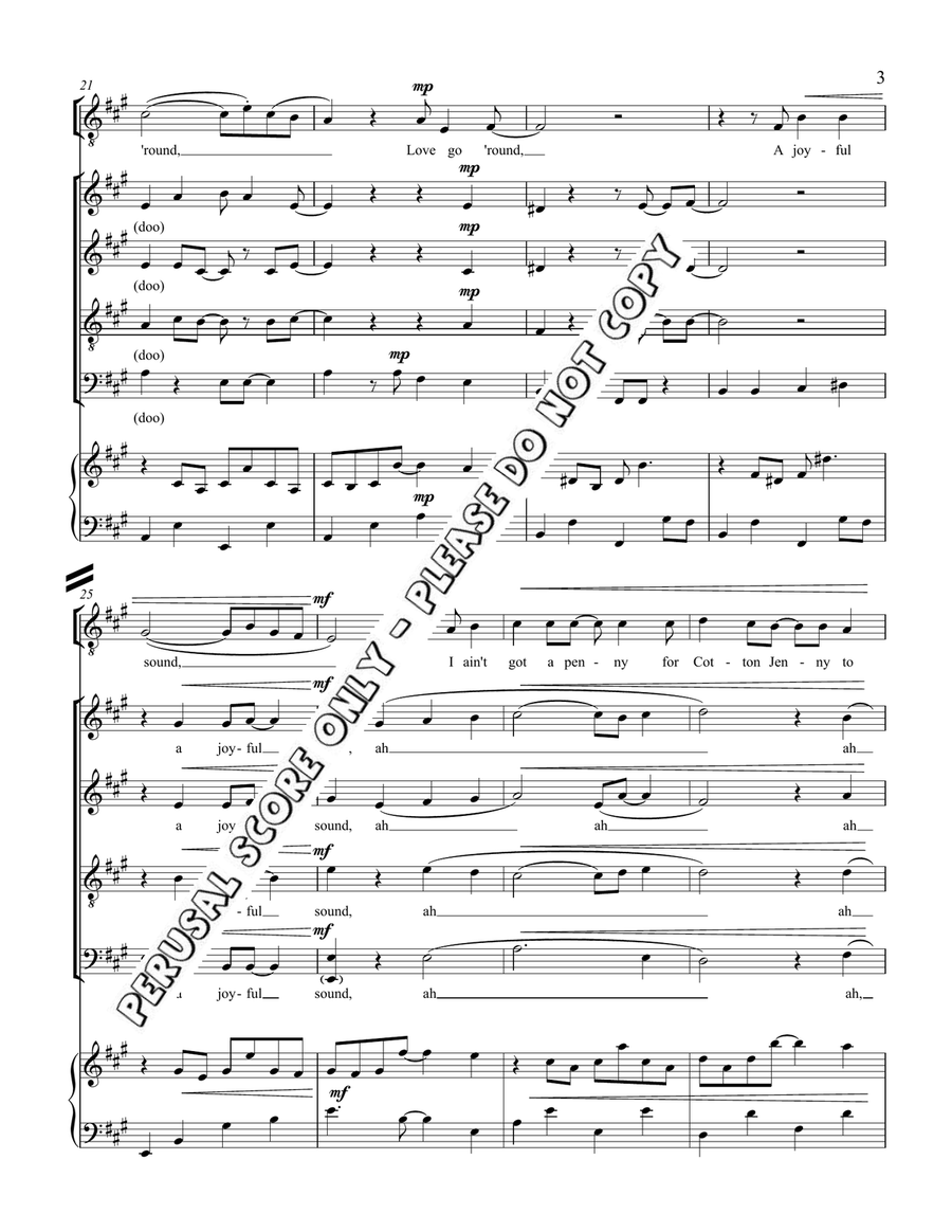 Cotton Jenny Cotton Jenny 4-Part scores gallery preview page 4