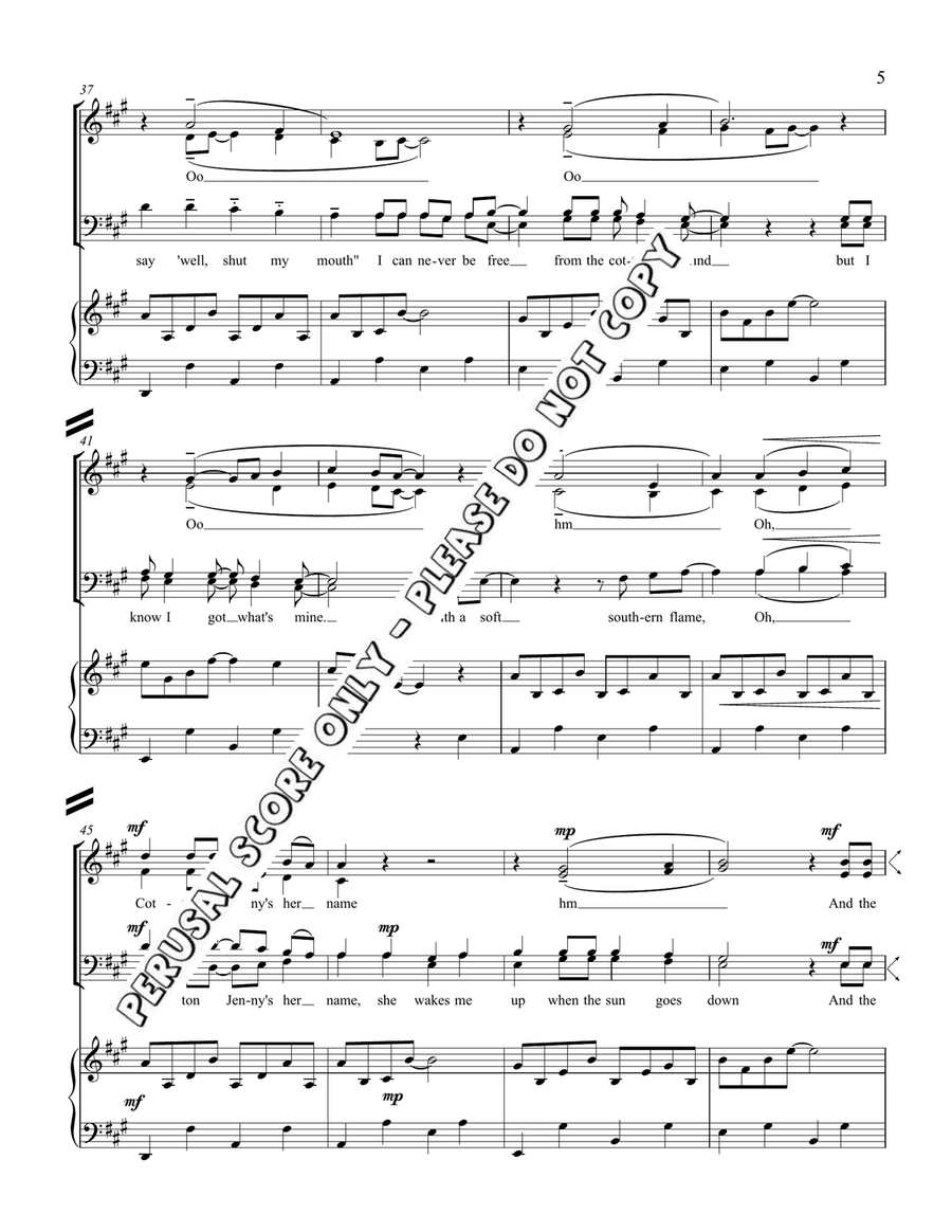 Cotton Jenny Cotton Jenny 4-Part scores gallery preview page 6