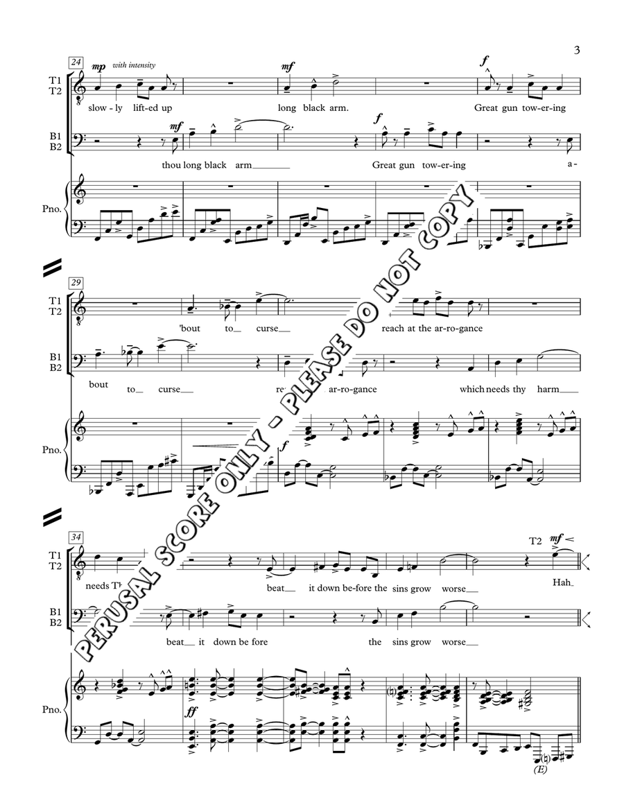 Long Black Arm Long Black Arm TTBB scores gallery preview page 4