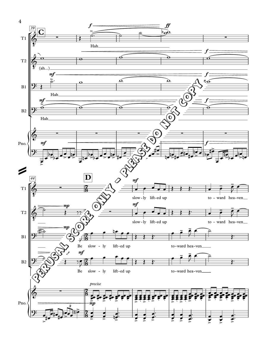 Long Black Arm Long Black Arm TTBB scores gallery preview page 5