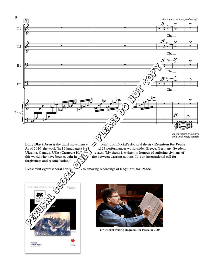 Long Black Arm Long Black Arm TTBB scores gallery preview page 9