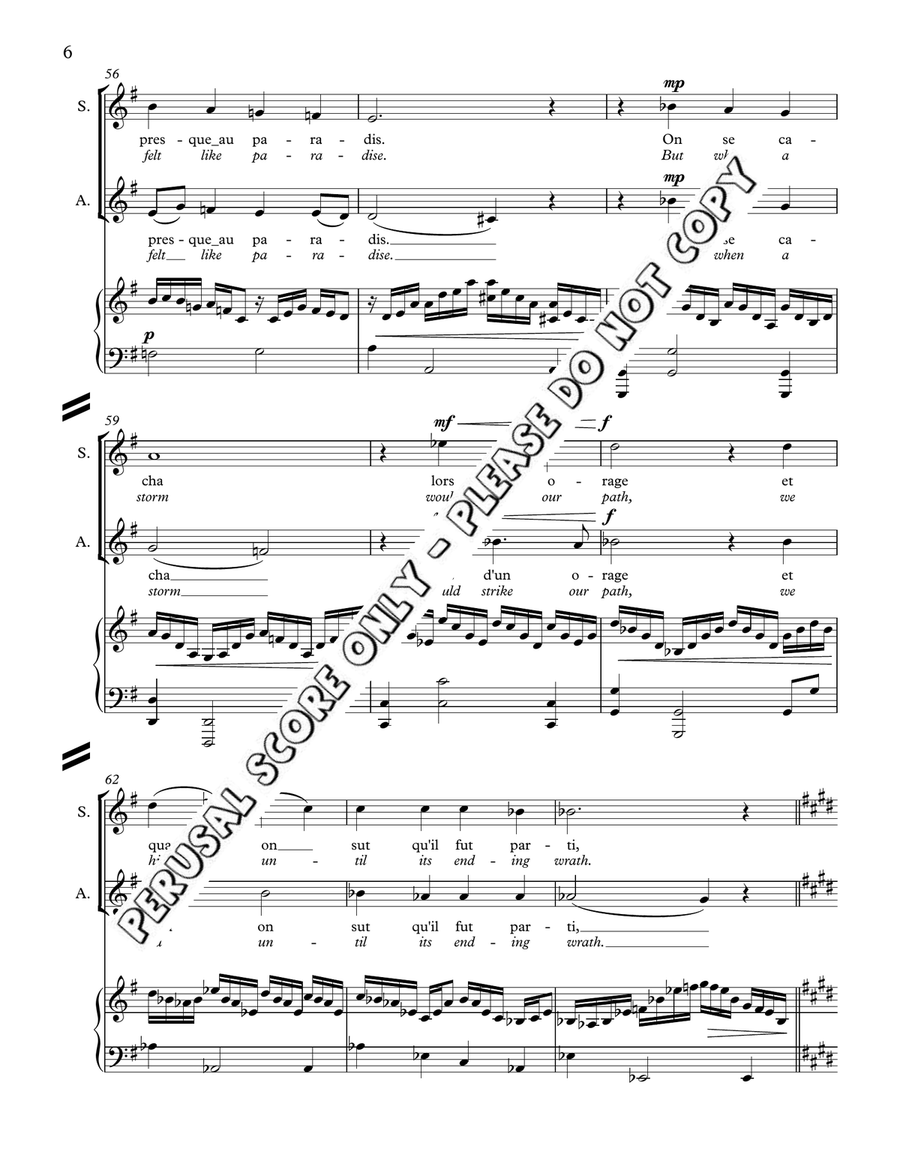 Le Voyage D'un Oiseau D'ete SA scores gallery preview page 6