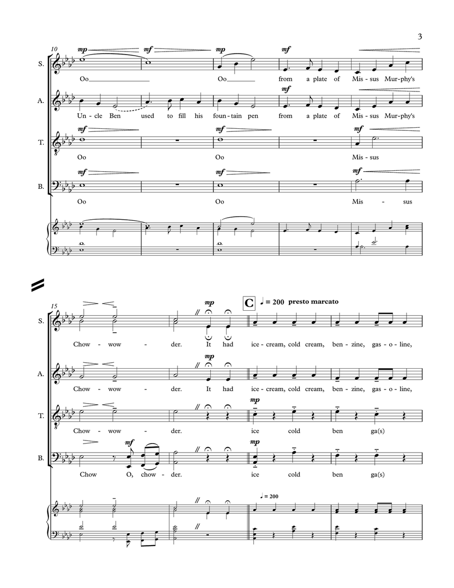 Good Fish Chowder (A Risky Encore) 4-Part scores gallery preview page 3