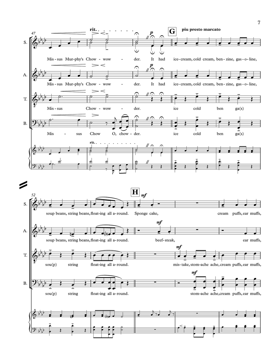 Good Fish Chowder (A Risky Encore) 4-Part scores gallery preview page 7