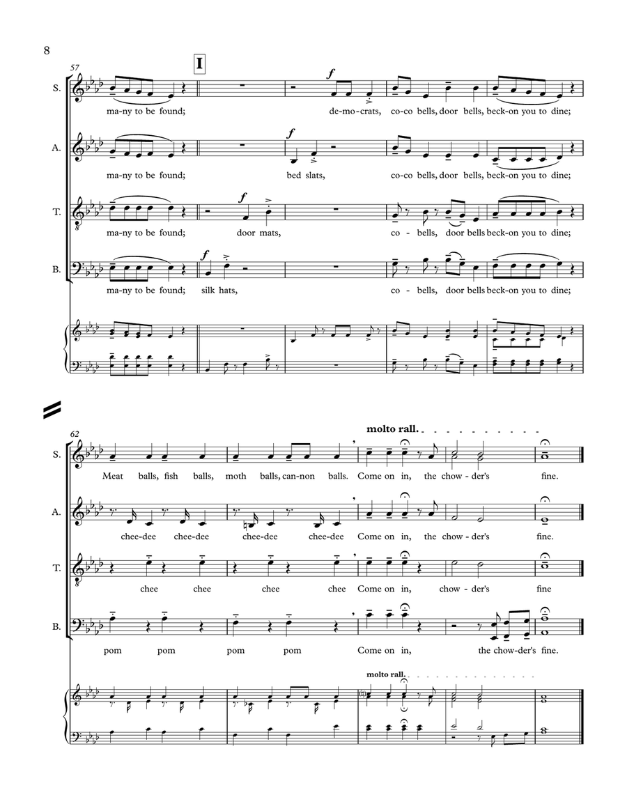 Good Fish Chowder (A Risky Encore) 4-Part scores gallery preview page 8